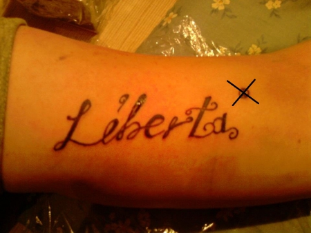 Liberta, Freiheit. 
