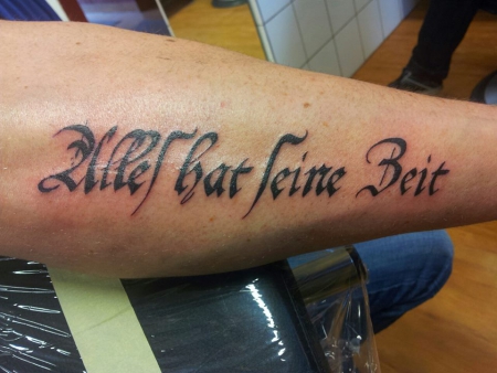 Alles hat seine Zeit