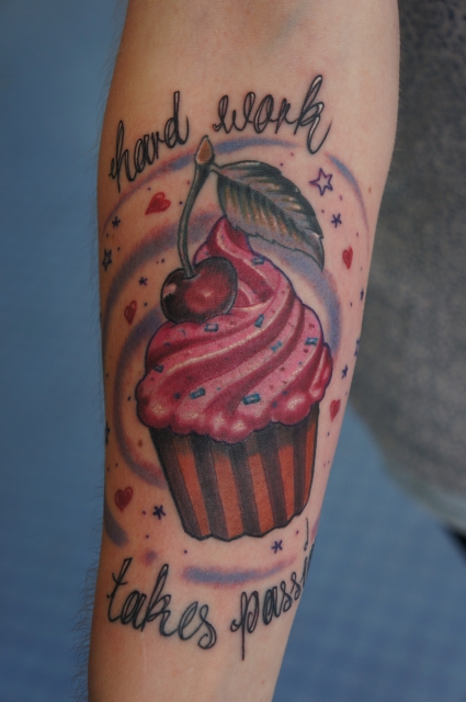 cupcake-Tattoo: Mal was für die Mädchen