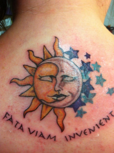 Sonne Mond und Sterne