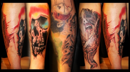 Horror Tattoo The Deth