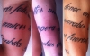 schritzug um den arm