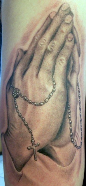 Praying Hands, Oberarm