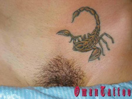 carpe diem-Tattoo: Skorpion