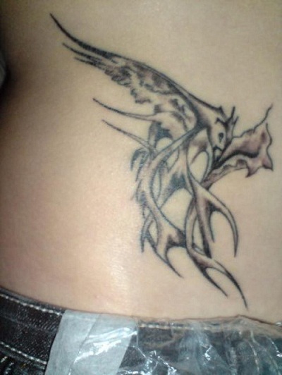 Vogel Tribal Blume