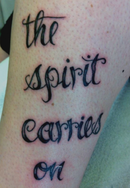 the Spirit carries on
