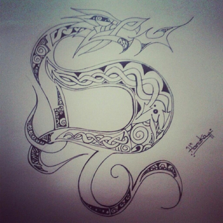 Hi guys My 2nd Drawing Tattooo :) 