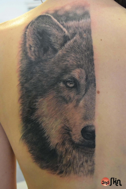 wolf-Tattoo: Portrait by Adi