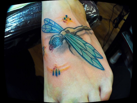 libelle-Tattoo: Libelle