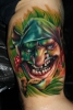 Fantasy-Gnom / Zwerg - Tattoo by Tibi