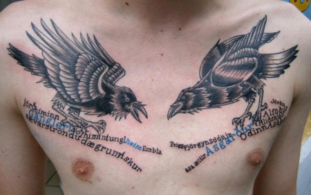 Malte Torsteinsen Hugin Munin Tattoos Von Tattoo Bewertung De