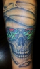 Skull mit Cap und Fliegerbrille