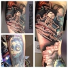 Corpse Bride -Teilcover-up Sleeve - noch in Arbeit :-)