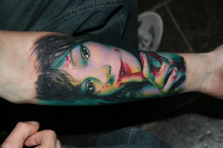 Fantasy/Portrait, gestochen von Tibi