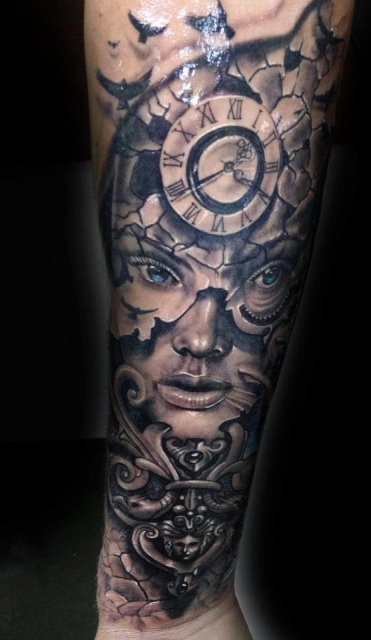 Top 80 MindBlowing Clock Tattoos 2021 Inspiration Guide