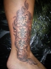Tattoo am Bein