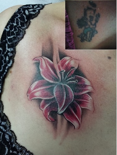 Cover Up vom Teufelchen zur Blume