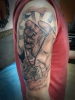 Hand mit Dogtag