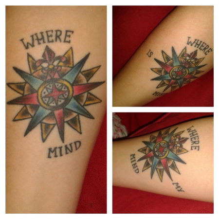 Kompass Tattoo