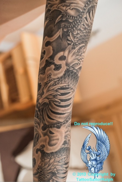 Drachen-Kuddelmuddel - Detail