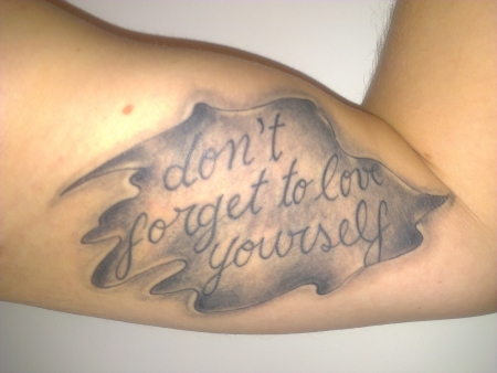 Don´t  Forgrt to love yourself