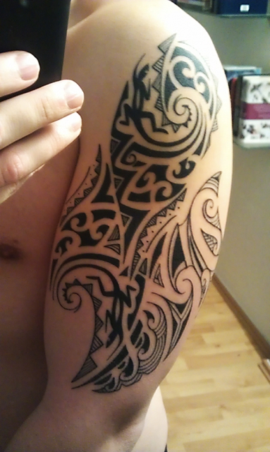 schulter maori-Tattoo: Maori - Zwischenstand