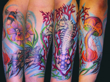 tatowierung-Tattoo: Skurrile Zusammensetzung
