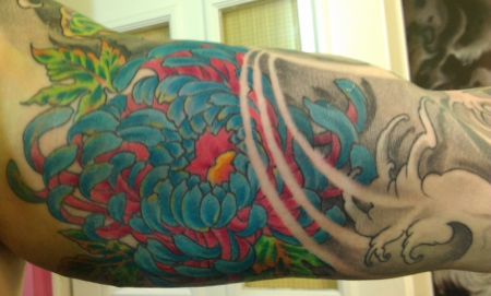 6. Sitzung Jap Sleeve (Blüte)