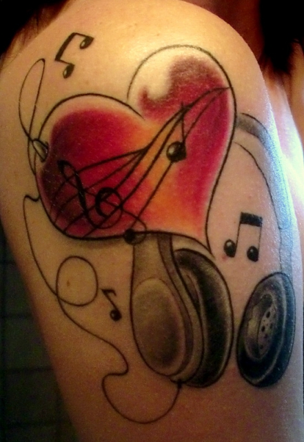 music-Tattoo: Music was my first love