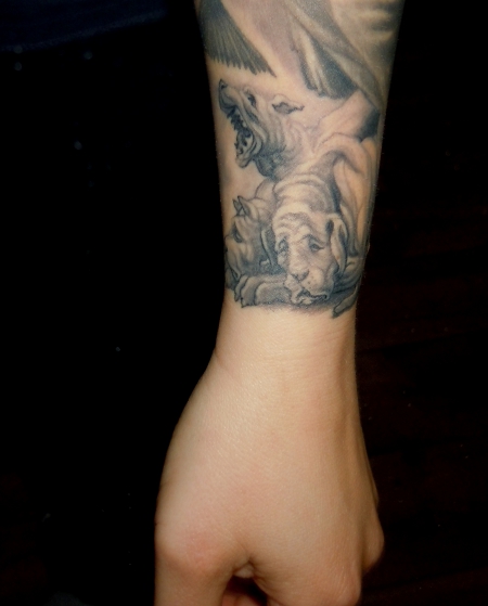 Orpheus Sleeve, Details (Cerberus)