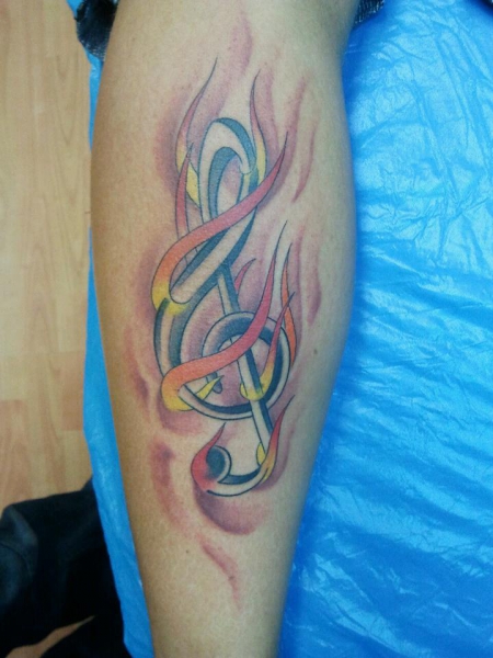 Clef in Flames