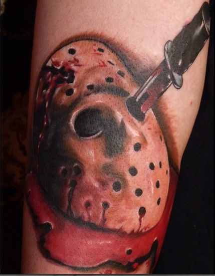 maske-Tattoo: Jason (Maske)