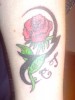 Rose Mit Tribal und initalen Meiner Tochter