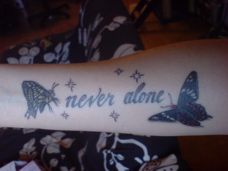 Never alone