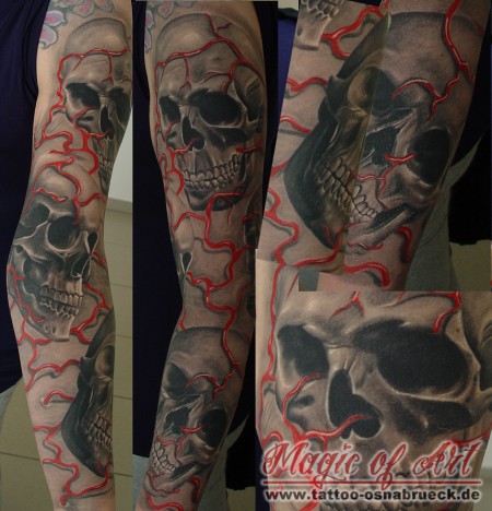 schädel-Tattoo: skulls