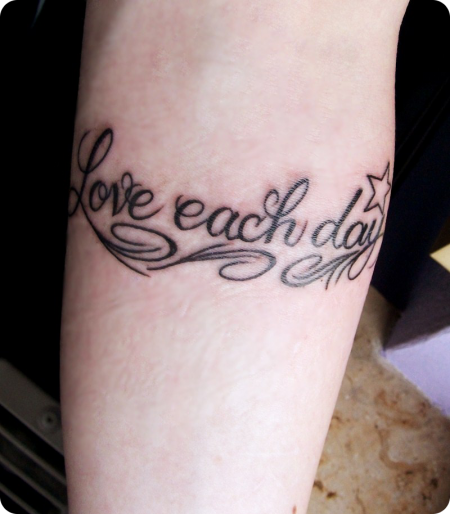 Love each day ... mein neues :)