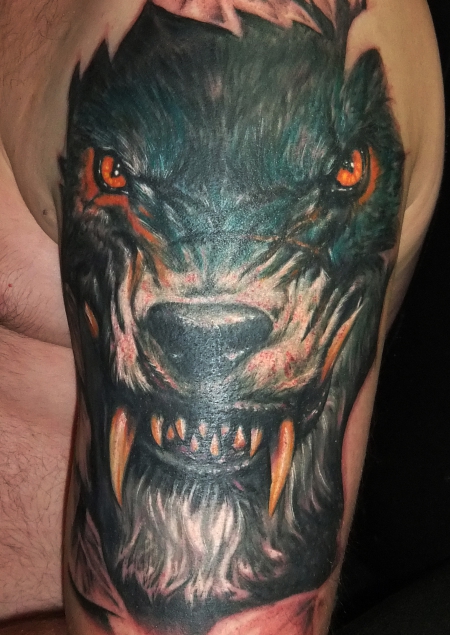 wolf cover-up