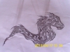 Selbstgezeichnetes Bild Drache