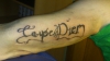 Schrift Zug Carpe Diem