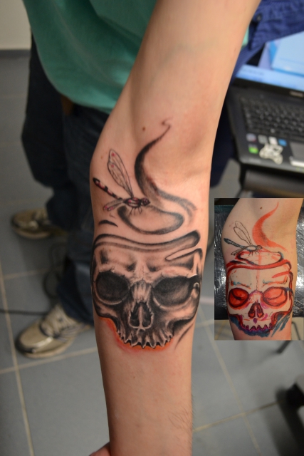 fun skull und libelle