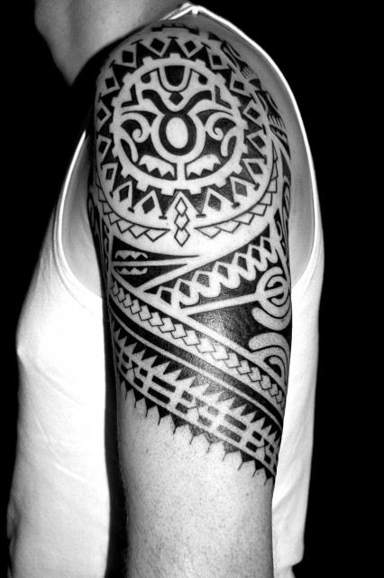 polynesisch, tahiti tattoo,