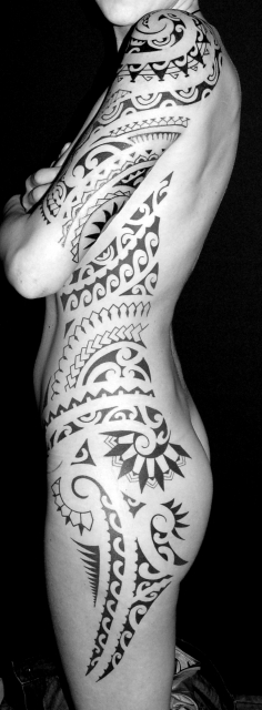 polynesisches tattoo, tahiti tattoo, 