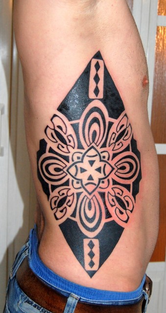 polynesisches tattoo, tahiti