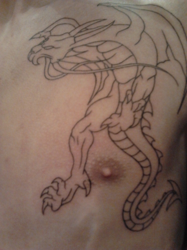 Mein erstes, Drache nach der ersten Sitzung