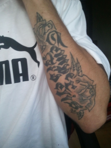 Erstes Tattoo mittlerweile ca. 4 Jahre alt