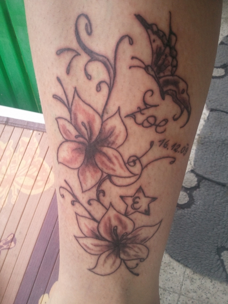 Blumen tattoo