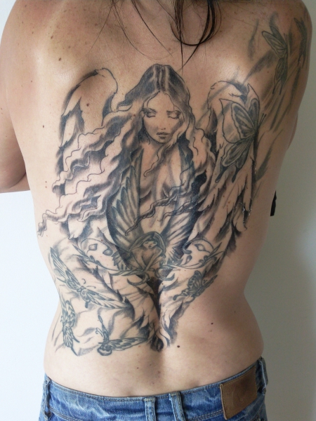 Mit flügeln motive engel tattoo ▷ 1001