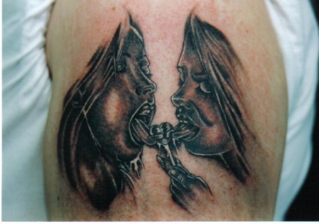 Freundinnen tattoos für Tattoo Spruch