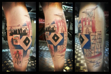 verein-Tattoo: HSV Tattoo