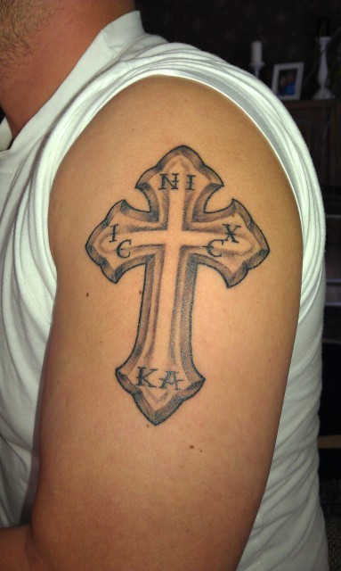 Neos Kreuz Mit Christogramm Ic Xc Nika Tattoos Von Tattoo